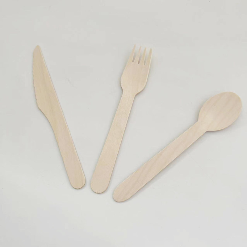 1# Wood Cutlery Set